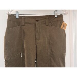 Duluth Trading Women's Size 4 Convertible Pants Breezeshooter Slim Leg Brown NEW